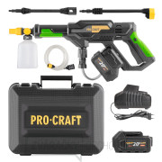 Súprava aku tlaková umývačka Procraft CW20 + batéria 20/4 a nabíjačka 20/1 | SCW20 gallery main image