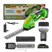 Aku nožnice na trávu a kríky Procraft PGH2100 | PGH2100 gallery main image