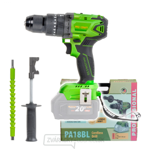 Aku vŕtací skrutkovač s príklepom Procraft PA18BLbb | PA18BL-BB gallery main image