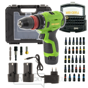 Aku skrutkovač Procraft PA12Pro DFR-2b-c so sadou bitov BS-32 | SPA12ProDFR-2b-c/BS-32 gallery main image