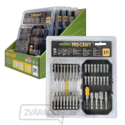 Aku vŕtací skrutkovač Procraft PA18LiH so sadou bitov BS-37 | SPA18LiH-1B-C/BS-37 náhled