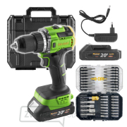 Aku vŕtací skrutkovač Procraft PA18LiH so sadou bitov BS-37 | SPA18LiH-1B-C/BS-37 gallery main image