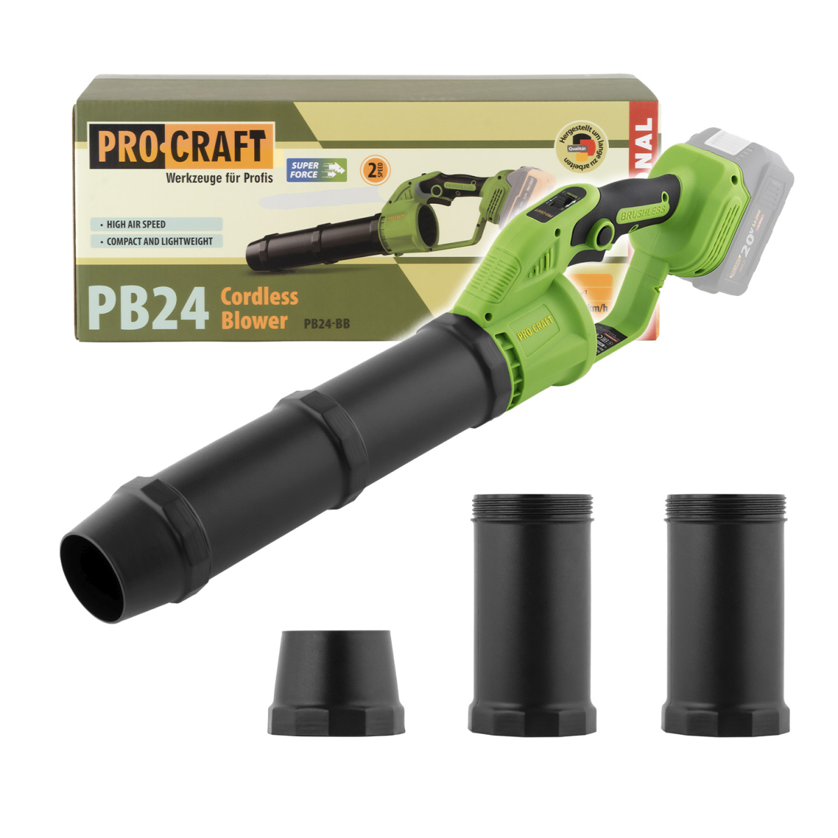 Aku fukár Procraft PB24 (bez batérie a nabíjačky) | PB24bb PB24bb