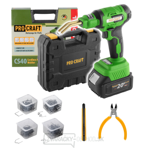 Aku spájkovacia pištoľ pre plasty Procraft CS40bb (bez batérie a nabíjačky) | CS40-BB gallery main image