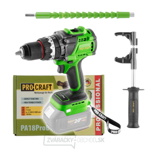 Aku skrutkovač Procraft PA18ProBL (bez batérie a nabíjačky) | PA18ProBL-BB gallery main image