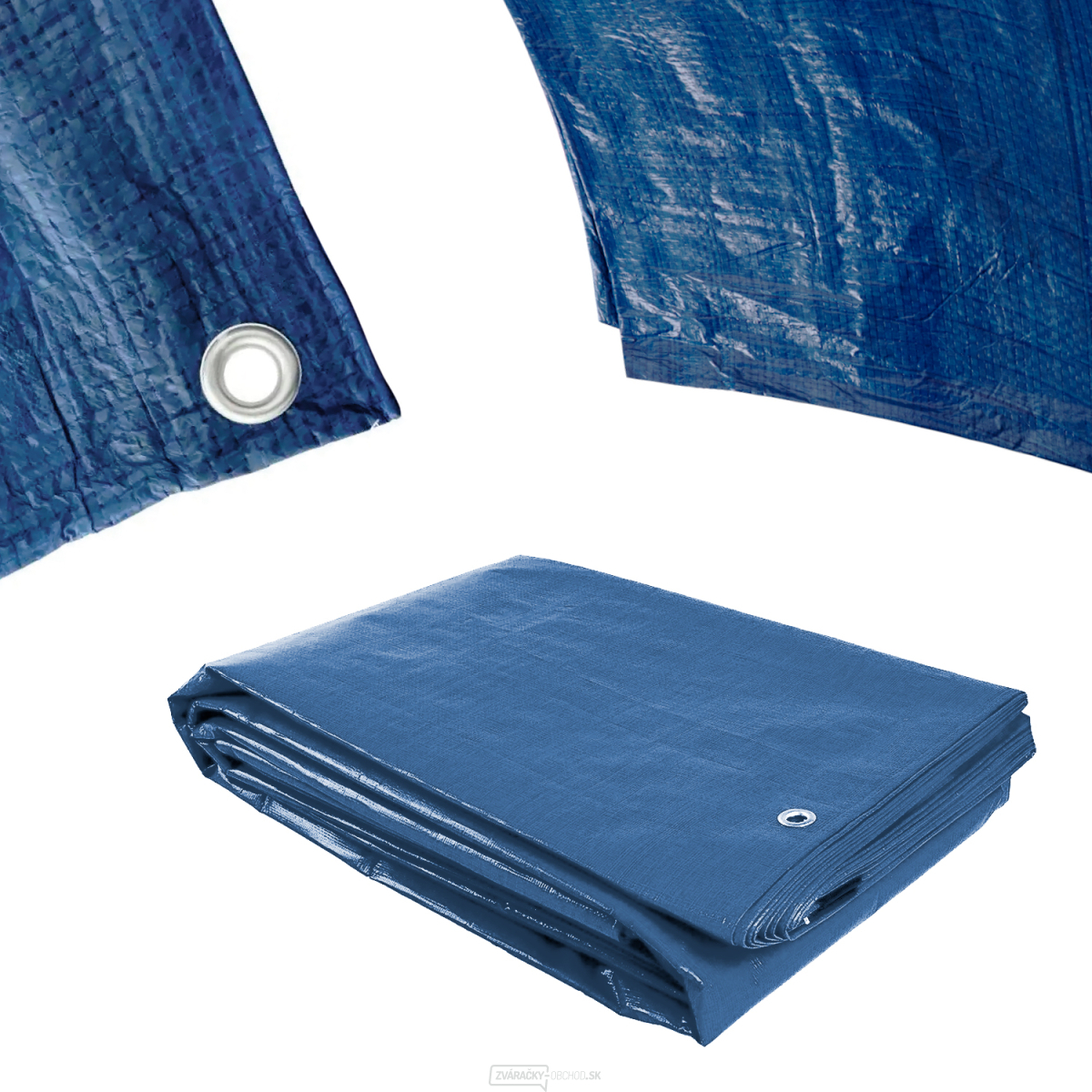 Plachta Procraft BT3x3 50g/m2 nepremokavá s okami 3x3m modrá | BT3x3 gallery main image