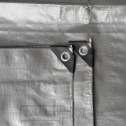 Plachta Procraft ST3x6 200g/m2 nepremokavá s okami 3x6 m strieborná | ST3x6 Náhľad