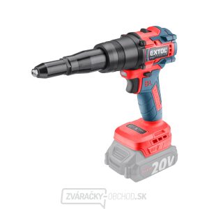 pištoľ nitovaciu aku SHARE20V, BRUSHLESS, bez batérie a nabíjačky gallery main image