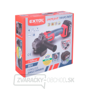 brúska uhlová aku SHARE20V, 125mm, BRUSHLESS, 4Ah náhled