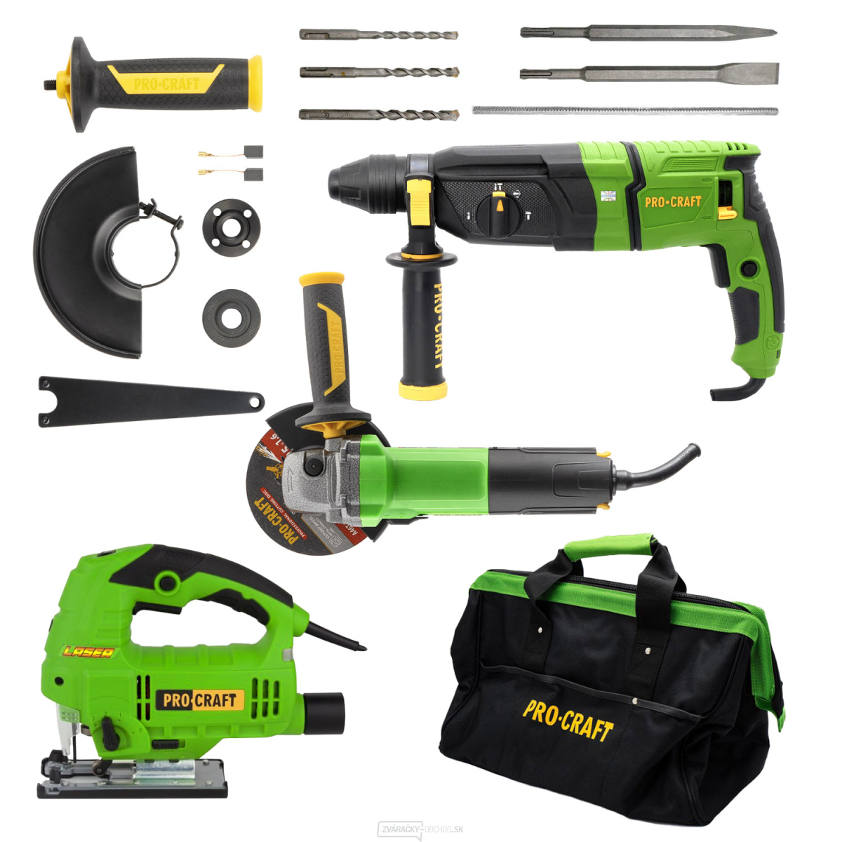 Procraft elektro sada náradia 4dielov | MAXISET4