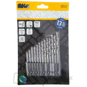 Vrtáky HSS univerzálny, šesťhranný úchyt (1,5-6,5mm) - 13ks Vrtáky HSS univerzálny, šesťhranný úchyt (1,5-6,5mm) - 13ks gallery main image