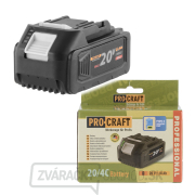 Batéria akumulátorová 20V Li-ion, 4000mAh Procraft 20/4C | 20/4C gallery main image