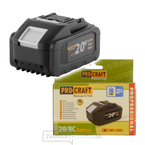 Batéria akumulátorová Procraft 20/8C | 20/8C gallery main image