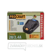 Nabíjačka pre 20V Li-ion batéria Procraft 20/2.4А | 20/2.4A náhled