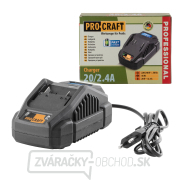 Nabíjačka pre 20V Li-ion batéria Procraft 20/2.4А | 20/2.4A gallery main image