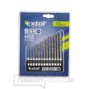 Vrtáky HEX do kovu so šesťhrannou stopkou, 1,5-6,5mm - 13ks Náhľad