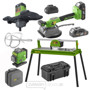 Sada na prácu s dlažbou a stavebnými zmesami Procraft BUILDSET | BUILDSET gallery main image