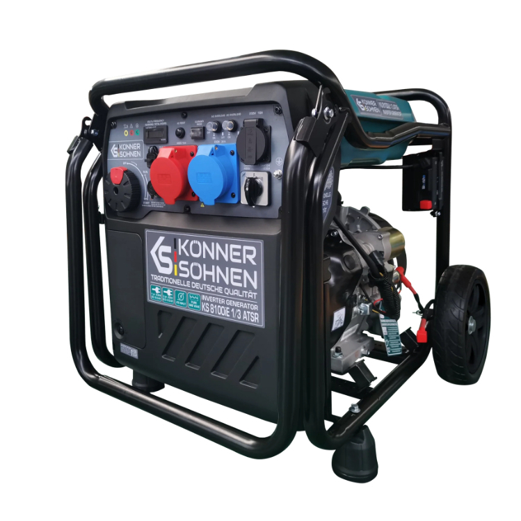E-shop Hahn & Sohn Invertorová benzínová elektrocentrála Könner & Söhnen KS 8100iE 1/3 ATSR 19201
