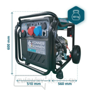 Invertorová benzínová elektrocentrála Könner & Söhnen KS 8100iE 1/3 ATSR náhled