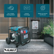 Invertorová benzínová elektrocentrála Könner & Söhnen KS 8100iE 1/3 ATSR náhled