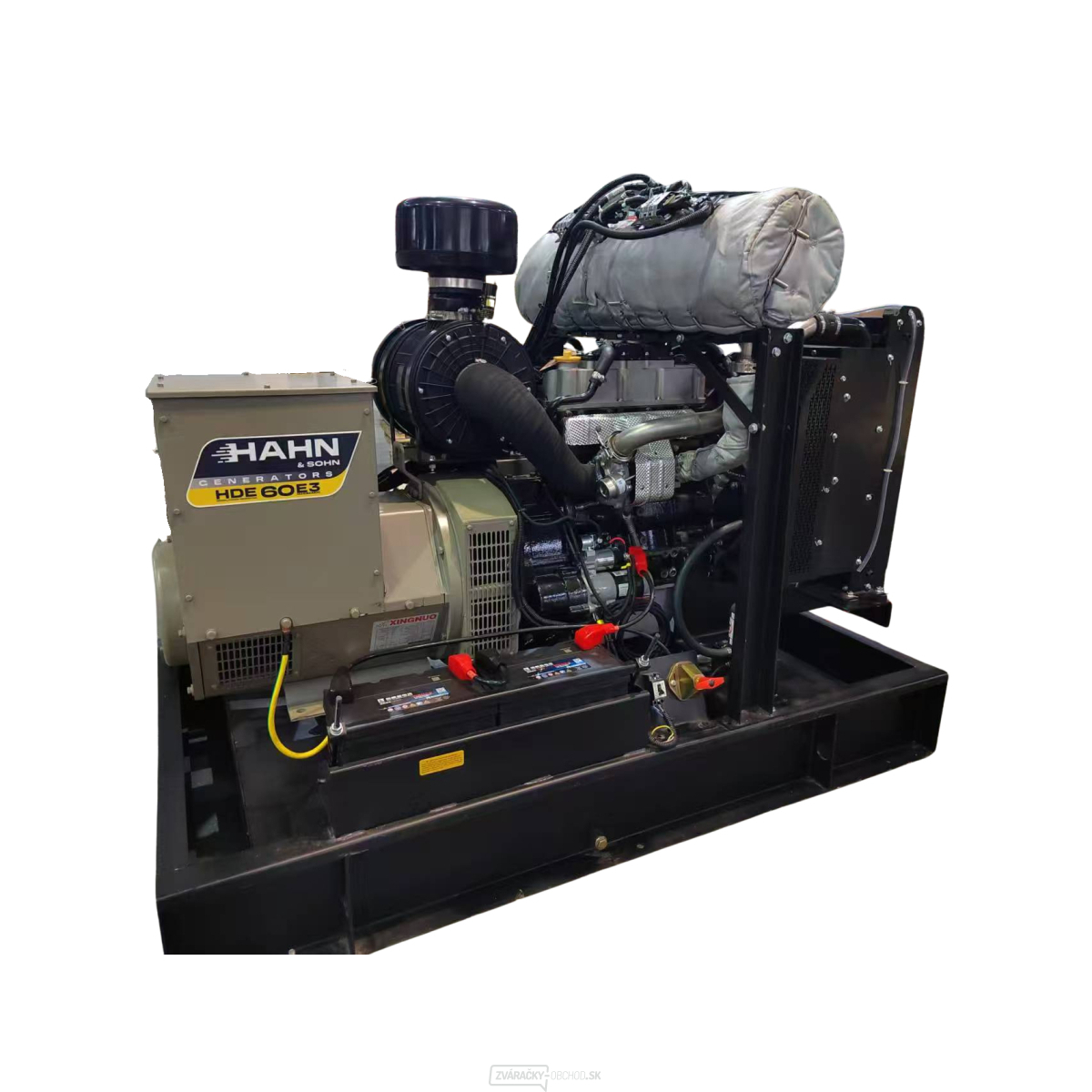 Dieselová elektrocentrála Hahn & Sohn HDE60E3, otvorená verzia, Stage V