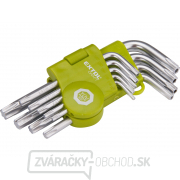 L-kľuče TORX krátké - 9ks L-kľuče TORX krátké - 9ks gallery main image