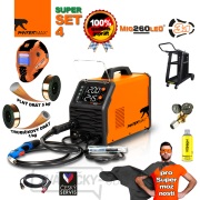 PANTERMAX Zvárací invertor MIG260LED® SET4bL (MIG/MMA/TIG) Náhľad
