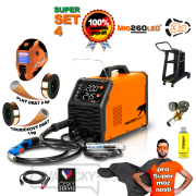 PANTERMAX Zvárací invertor MIG260LED® SET4bL (MIG/MMA/TIG) gallery main image
