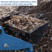 Scheppach MKL 730 - pásový šmykový nakladač  Náhľad