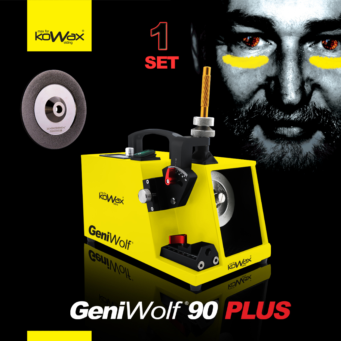 KOWAX Brúska volfrámových elektród GeniWolf 90 PLUS SET1 KWXSTGW90P_S01