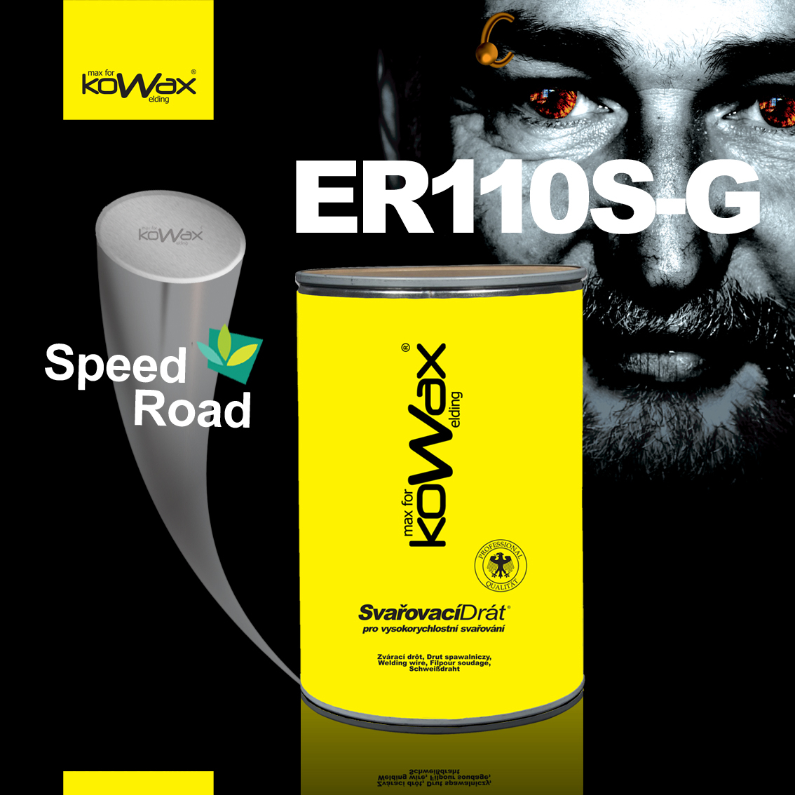 KOWAX Zvárací drôt nepomedený Speed Road69 ø 1,0 mm 250 kg KWXN6910250