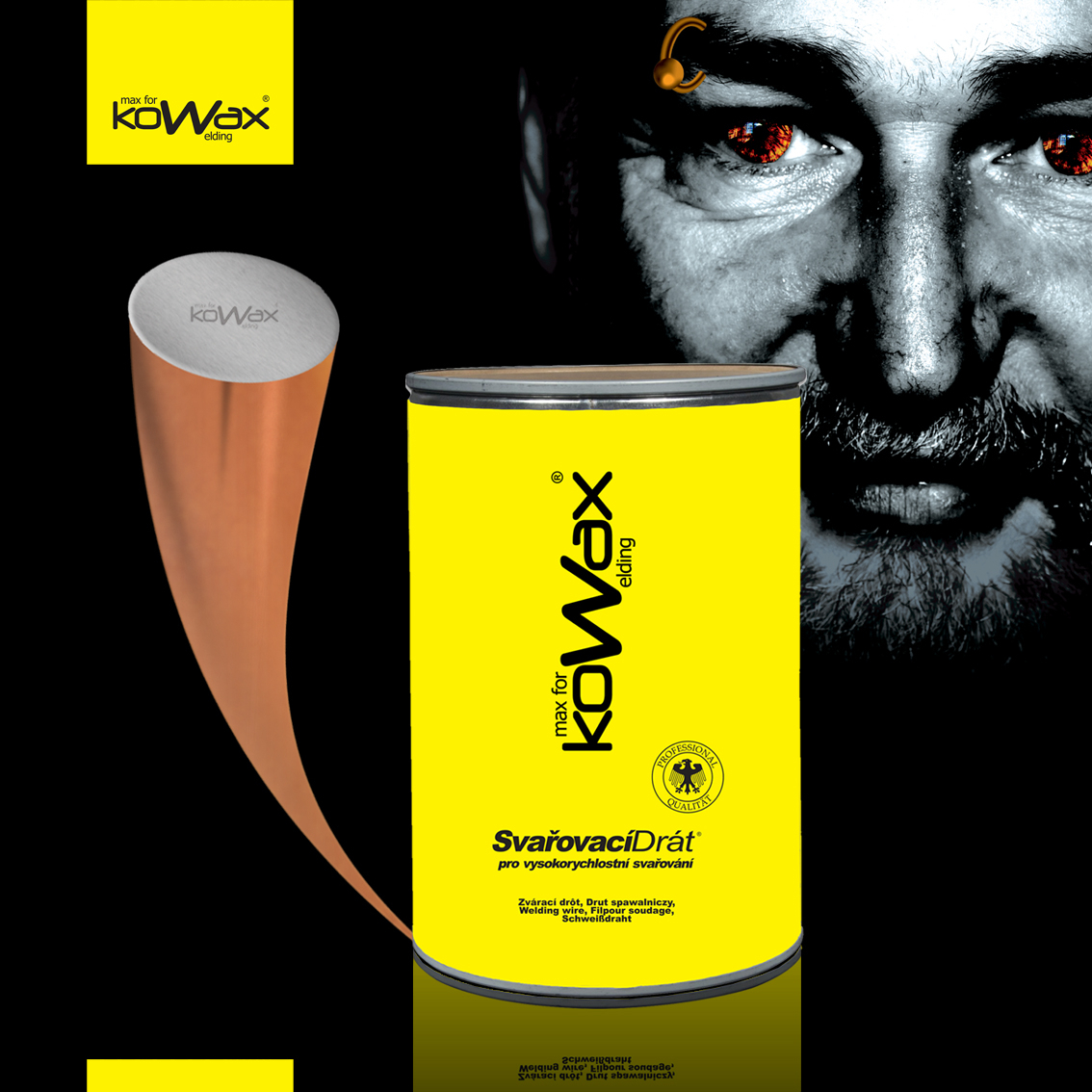 KOWAX Zvárací drôt G4Si1 MEGA PACK ø 0,8 mm 250 kg KWX408250