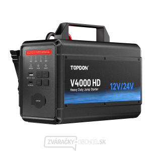 TOPDON Car Jump Starter V4000 HD gallery main image