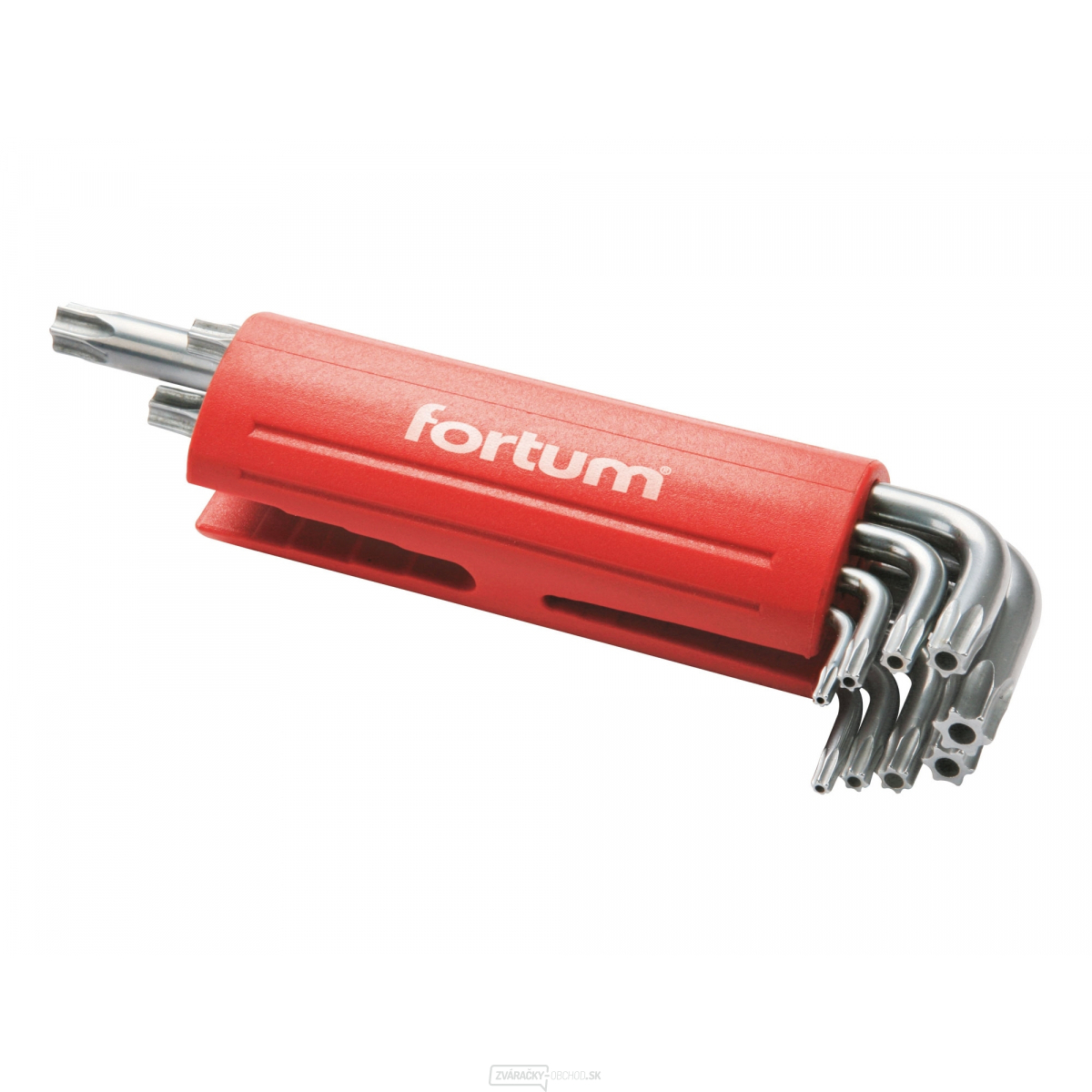 L-kľuče TORX vrtané, FORTUM - 9ks