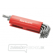 L-kľuče TORX vrtané, FORTUM - 9ks gallery main image