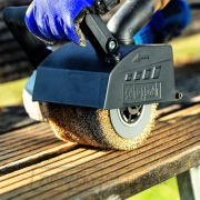 Scheppach MRS 1300 kefová/renovačná brúska + nylonový a šmirgľová kefa K80 náhled