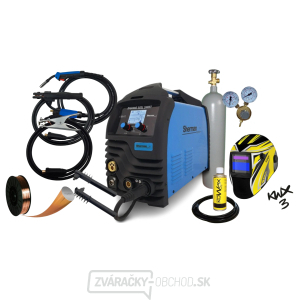 Sherman Synergická invertorová zváračka DIGIMIG 203L SWIFT + Horák MIG + káble + Kukla + Hadica + R. ventil + Drôt + Sprej + Fľaša Co2 plná gallery main image