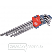 L-kľuče TORX prodloužené, EXTOL PREMIUM - 9ks L-kľuče TORX prodloužené, EXTOL PREMIUM - 9ks gallery main image