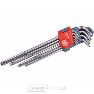 L-kľuče TORX prodloužené, EXTOL PREMIUM - 9ks gallery main image