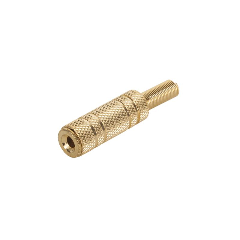E-shop Zdierka 3.5 stereo kábel kov zlatá 03310050