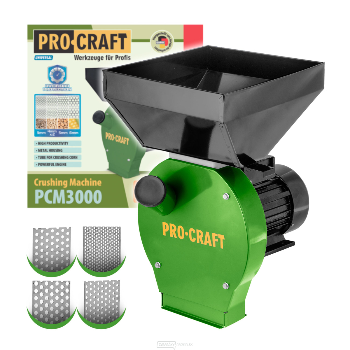 Elektrický šrotovník na obilie Procraft PCM3000 | PCM3000