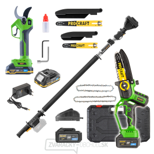 Súprava aku ručná pílka PKA32Li a nožnice na vetvy ES32Li + nadstavec EP2.0R | SPKA32Li/ES32Li/EP2.0 gallery main image