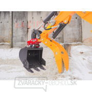 Minibager Baugarden BG850.01 HT lyžica 400mm, rýchloupinák PÁKOVÝ, hydraulický PALEC Náhľad