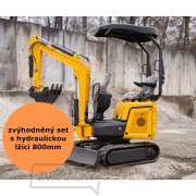 Minibager Baugarden BG910.02 zvýhodnený set s hydraulickou lyžicou 800mm gallery main image