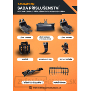 Minibager Baugarden BG1260.12 CX PRO HT Kubota zvýhodnený set s hydraulickou lyžicou 800mm Náhľad