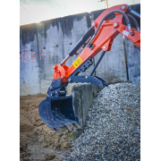 Minibager Baugarden BG1260.12 CX PRO II Kubota, lyžica 400mm, pridržiavací palec náhled