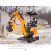 Minibager Baugarden BG1400.12 PRO Kubota lyžice 4000mm + pridržiavací palec hydraulický Náhľad
