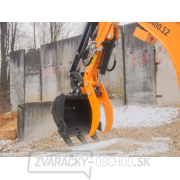 Minibager Baugarden BG1400.12 PRO Kubota lyžice 4000mm + pridržiavací palec hydraulický Náhľad