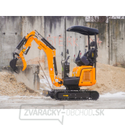 Minibager Baugarden BG1400.12 PRO Kubota zvýhodnený set s hydraulickou lyžicou 800mm Náhľad