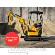 Minibager Baugarden BG1700.01 zvýhodnený set s pevnou lyžicou 1000mm gallery main image